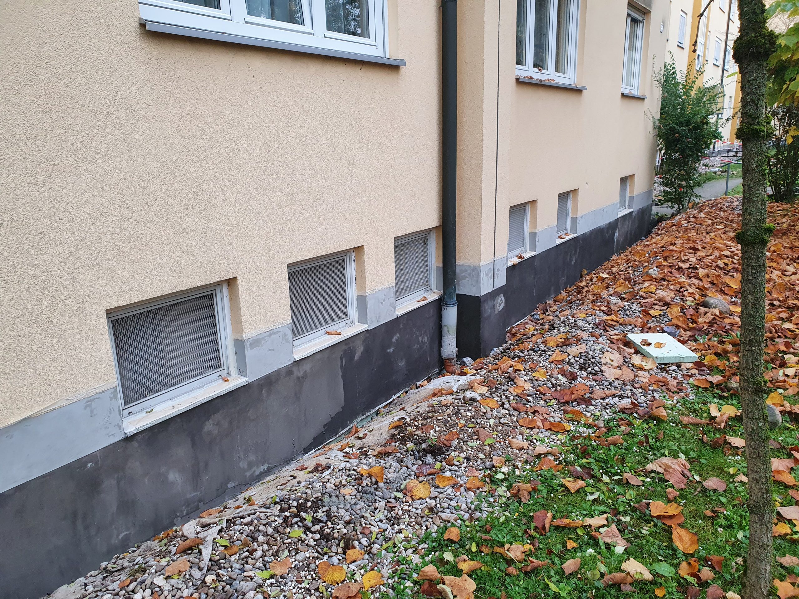 Haussockel Schutzanstrich